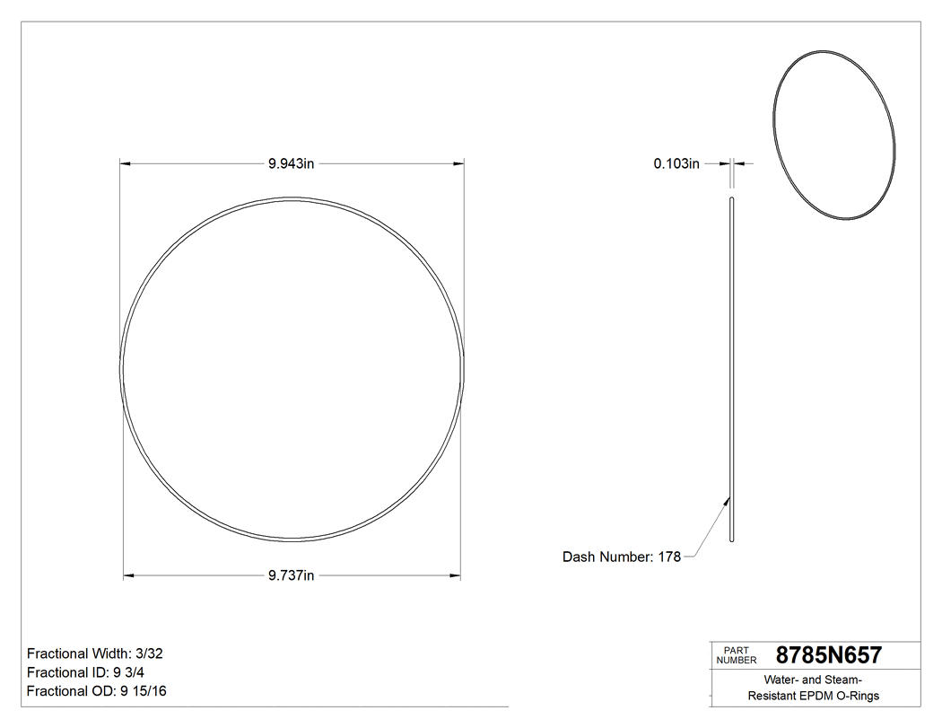 Technical drawing - 8785N657